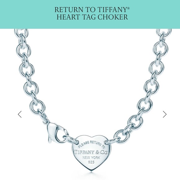 Tiffany & Co. Jewelry - $485 Authentic Tiffany & Co heart tag choker